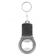 Bulb Shaped Bottle Opener LED Key Chain